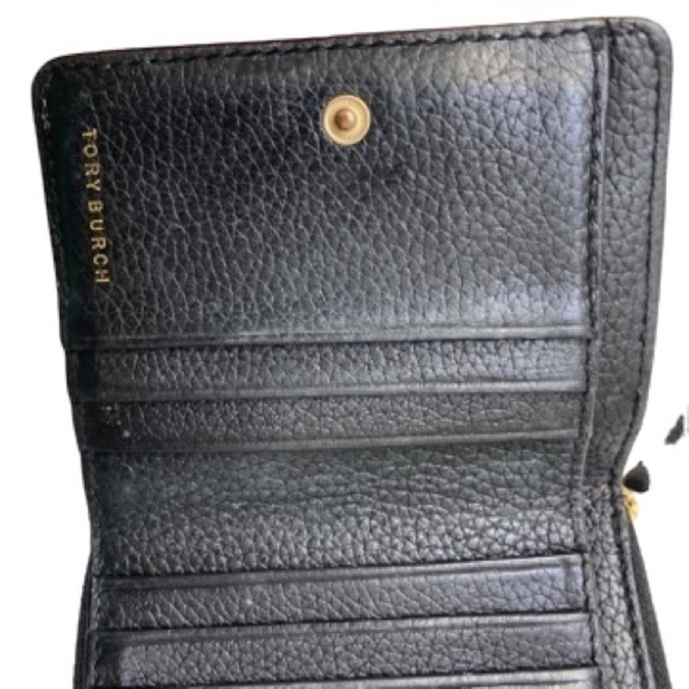Tory Burch black leather compact wallet - Picture 11 of 15